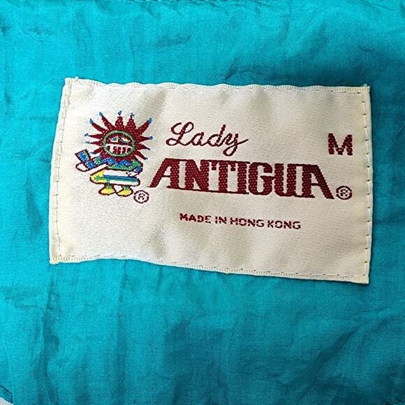 Lady Antigua VTG 90's Multicolor Geometrical Pattern Windbreaker Womens Med - Picture 4 of 15